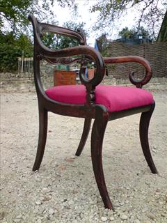 Regency long set of 18 antique dining chairs made of simulated Rosewood4.jpg